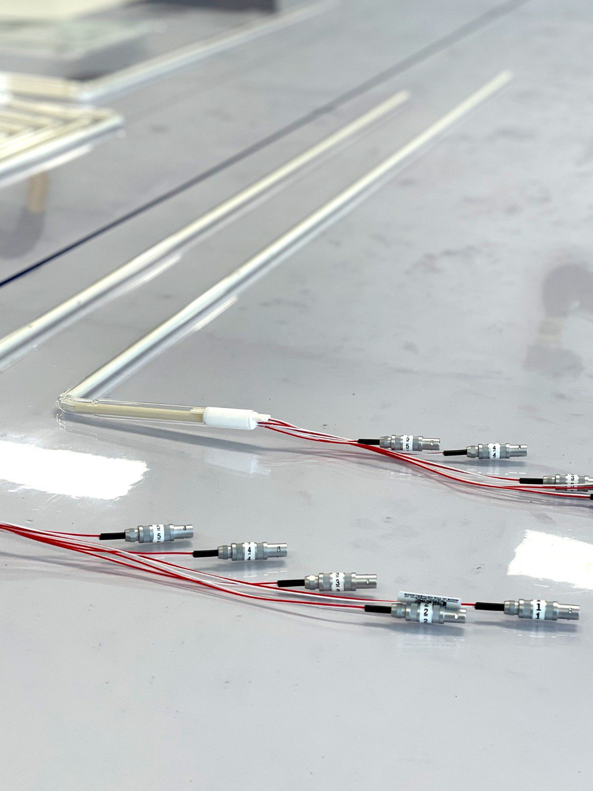 High-precision resistance thermometer detector used for wafer temperature control in semiconductor and solar manufacturing