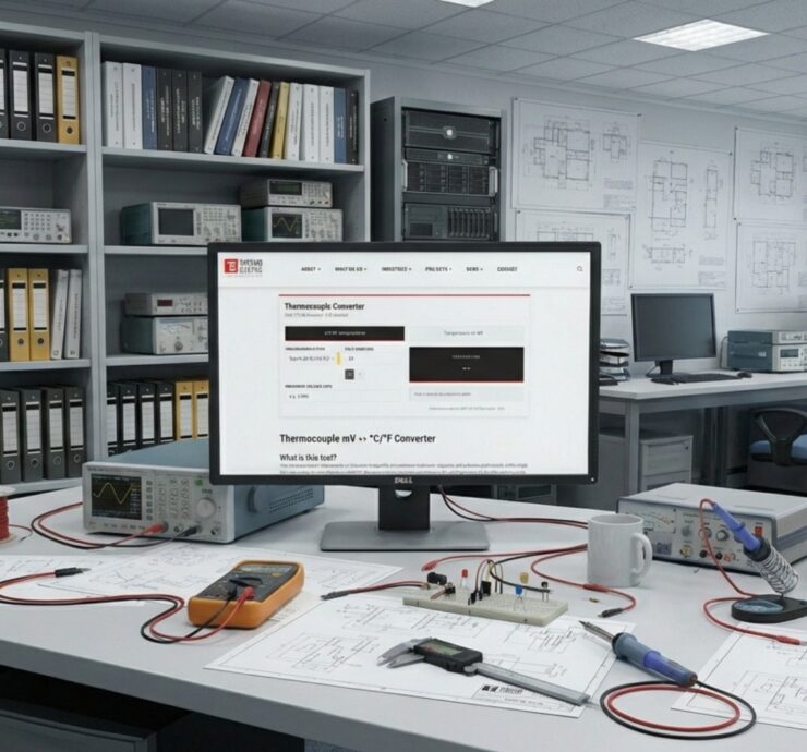 Thermocouple mV to Temperature Converter