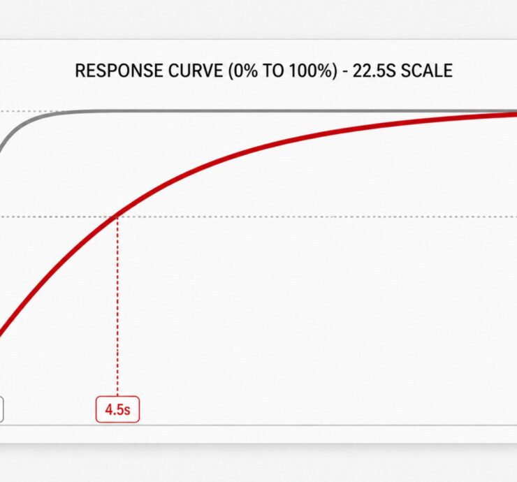 Thermal Response time calculator graph