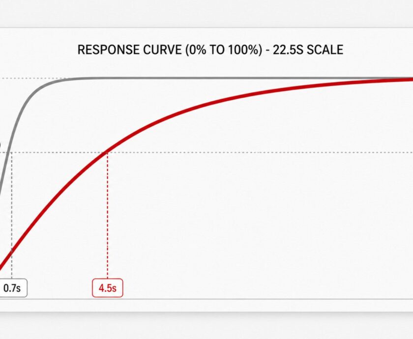 Thermal Response time calculator graph